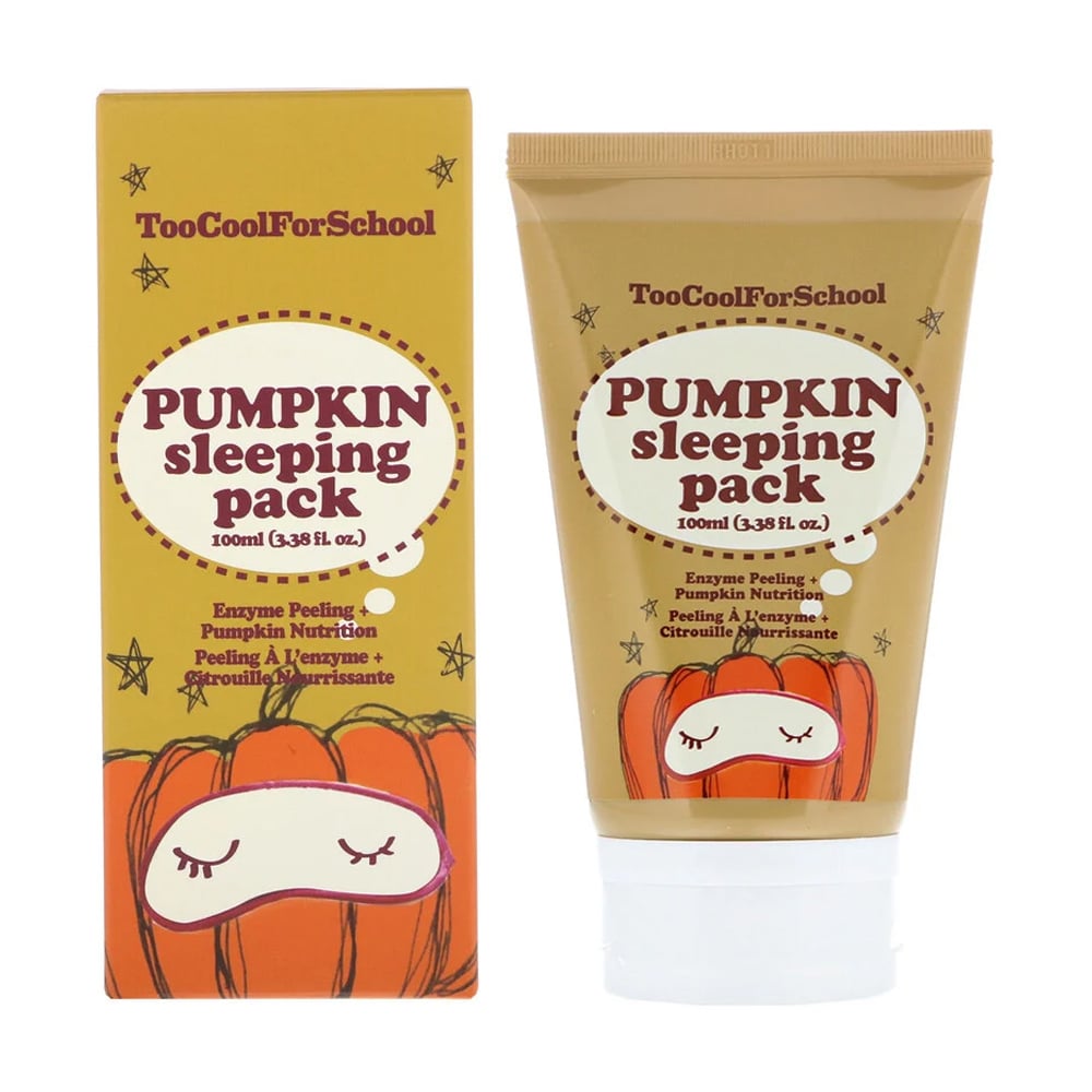 Нічна маска для обличчя Too Cool For School Pumpkin Sleeping Pack з екстрактом гарбуза, 100 мл